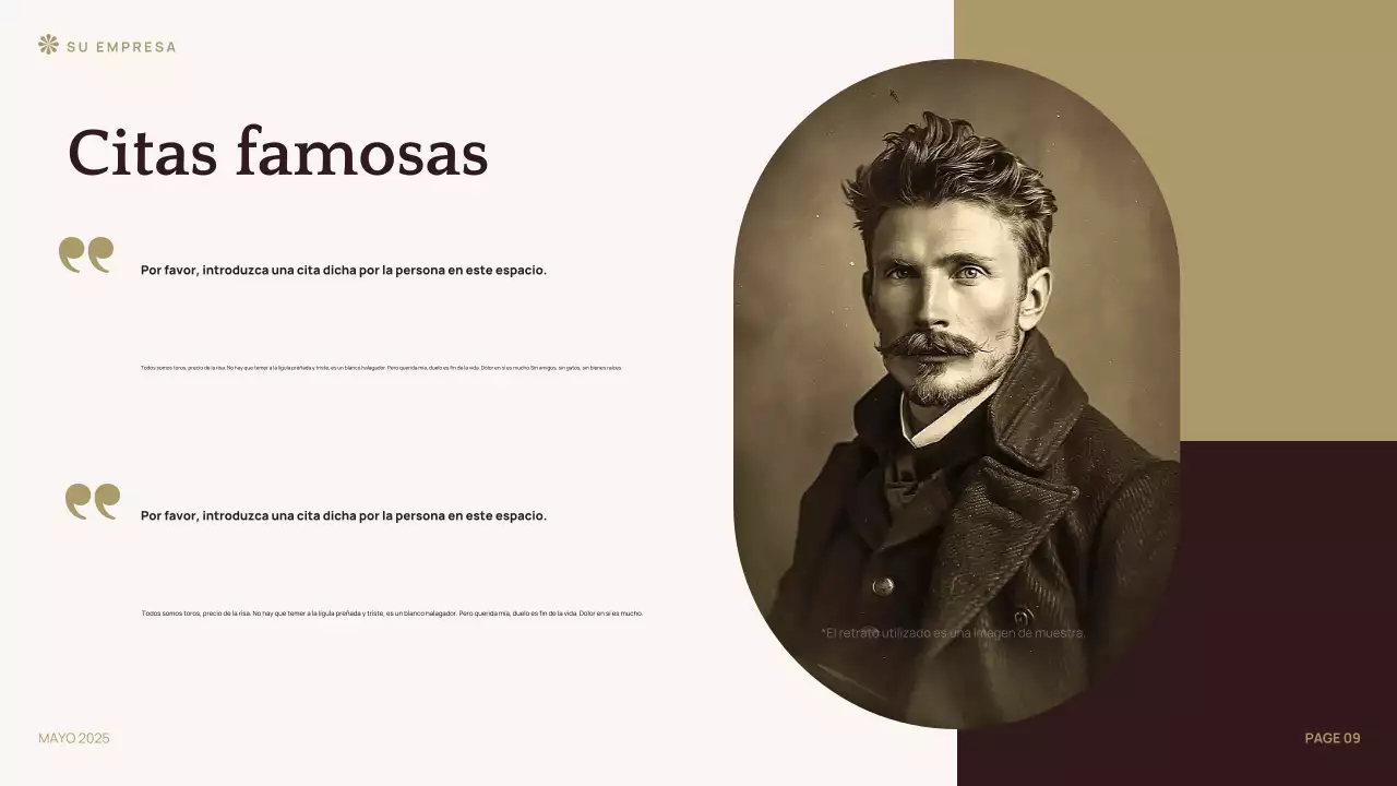 Presentación de la conferencia sobre literatura clásica de Brown