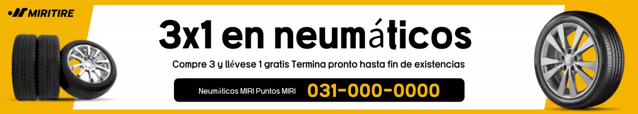 Venta de neumáticos limpios amarillos