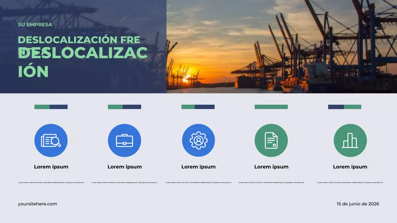 Presentación sobre la relocalización industrial de Orange