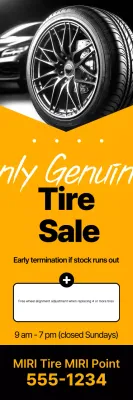 Promoção de venda com desconto genuíno amarelo e preto simples