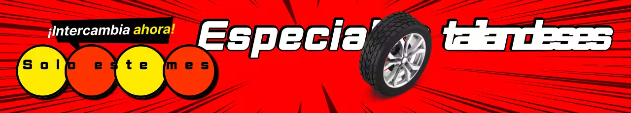 Anuncio especial de evento con neumáticos de edición limitada de arte pop rojo y amarillo