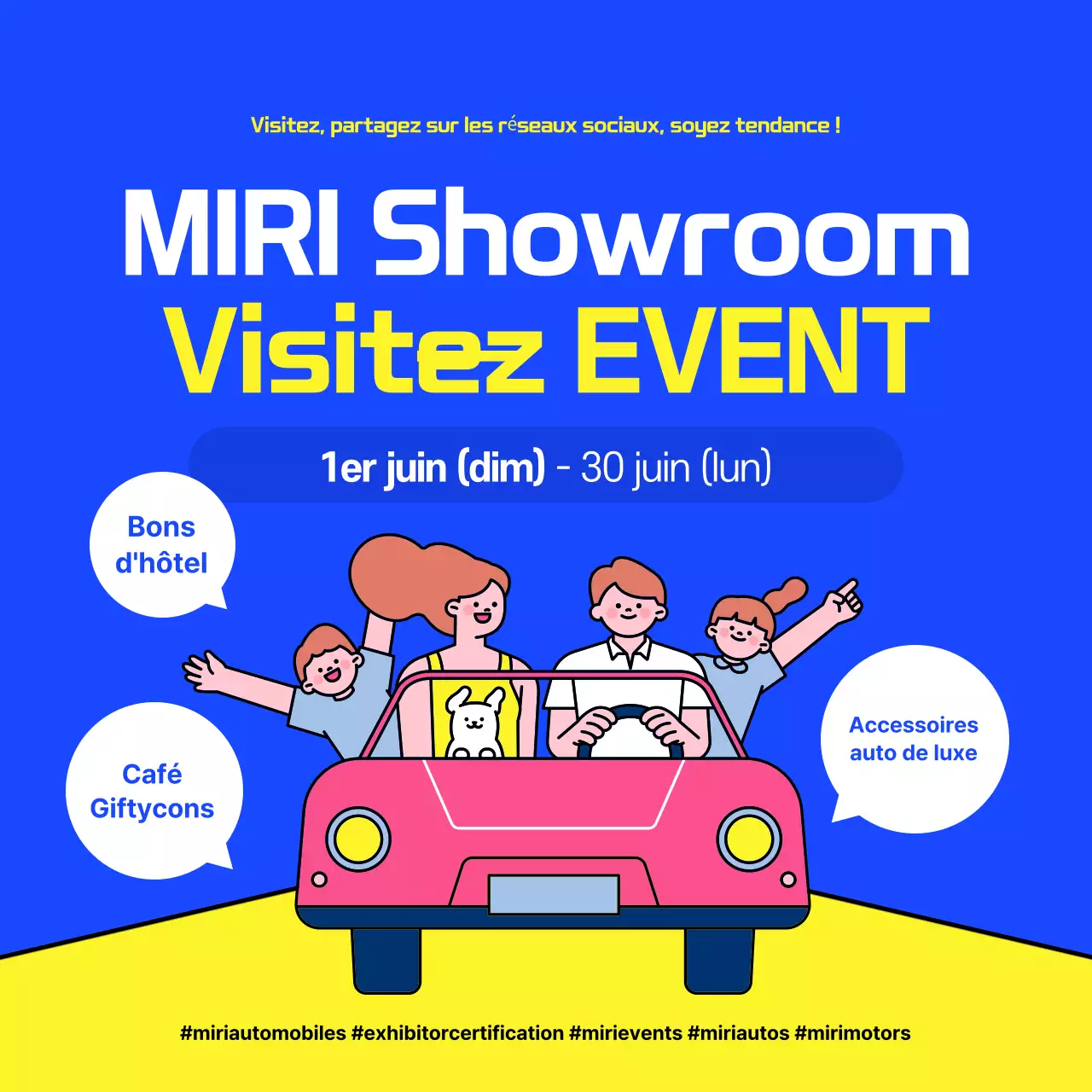 Guide de l'événement Blue Pop Car