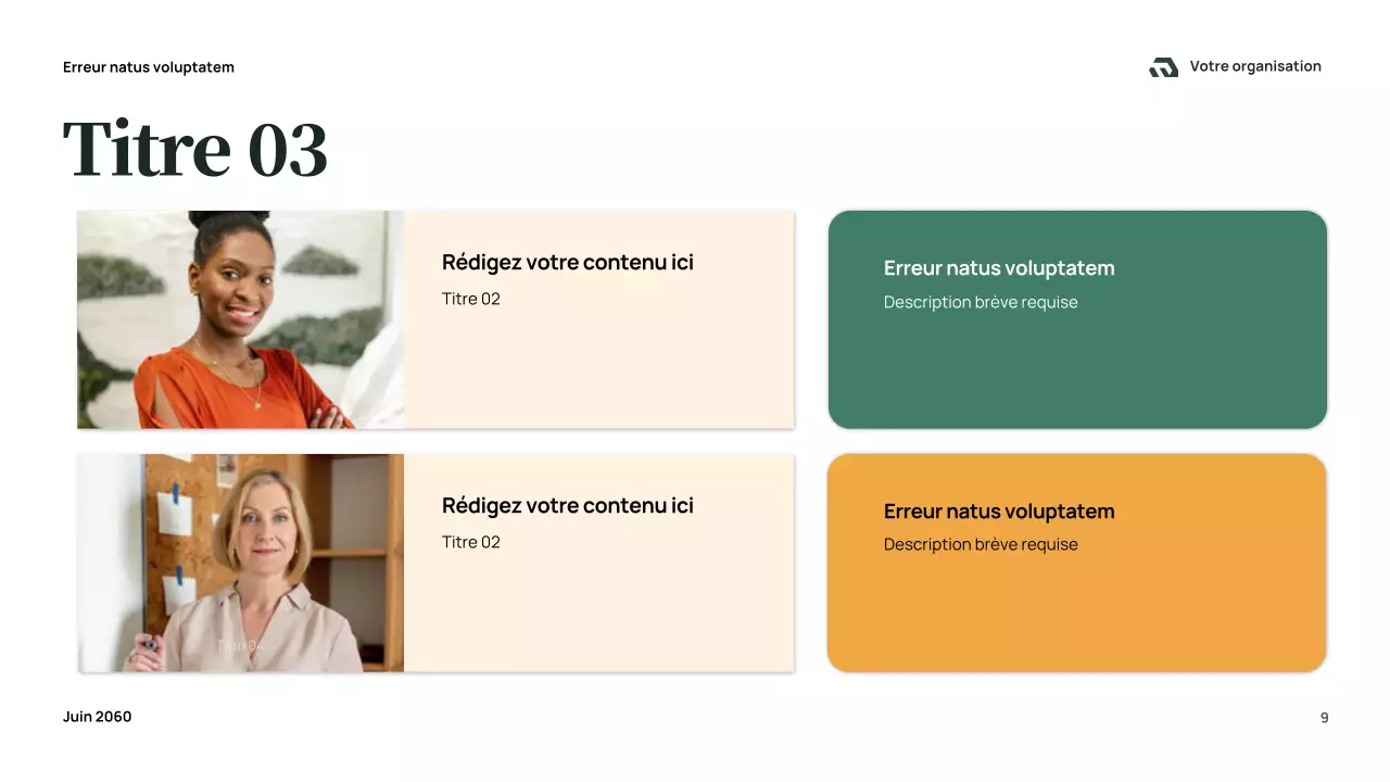 Présentation du rapport sur la communauté verte et moderne