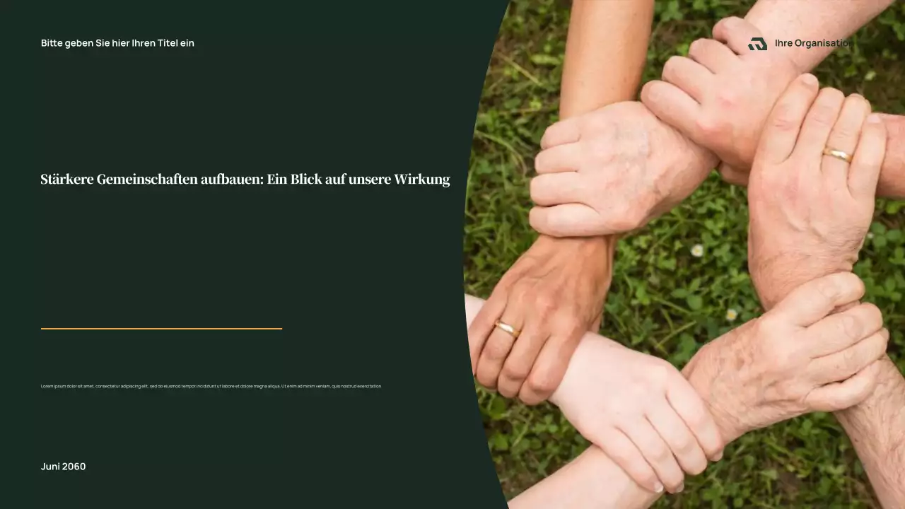 Präsentation des Green Modern Community-Berichts