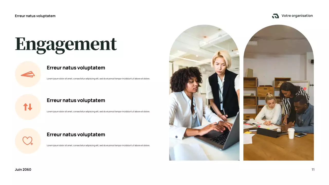 Présentation du rapport sur la communauté verte et moderne