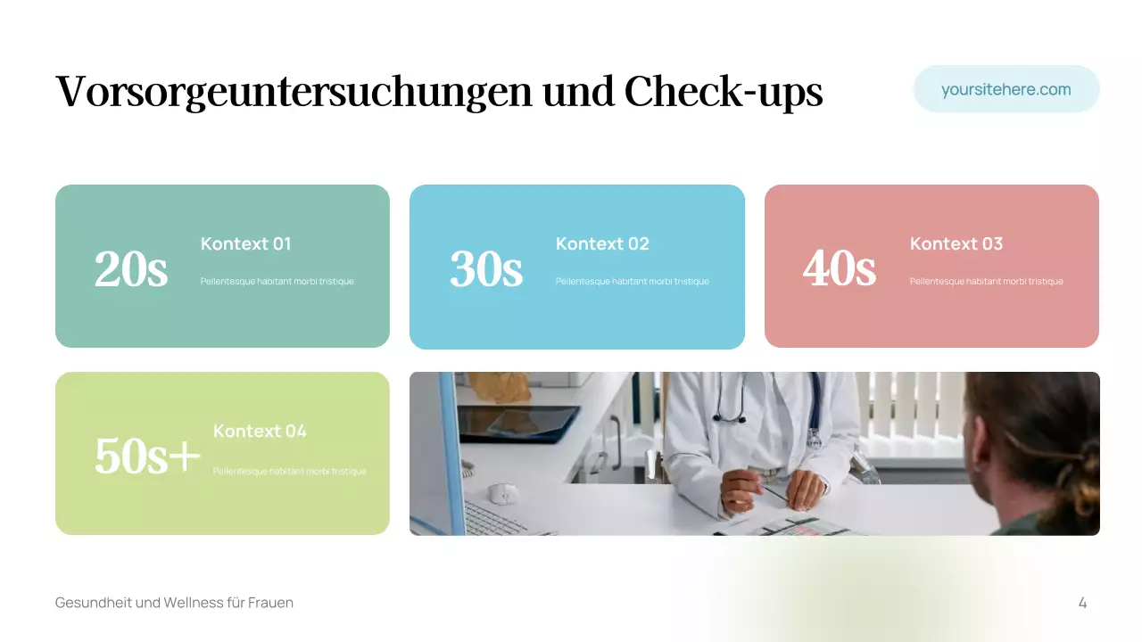 Weiße minimalistische Wellness-Guide-Vorlage