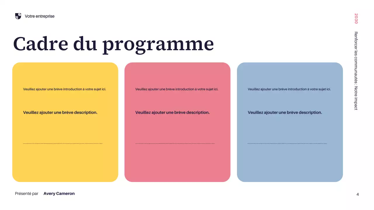 Présentation de la communauté moderne jaune