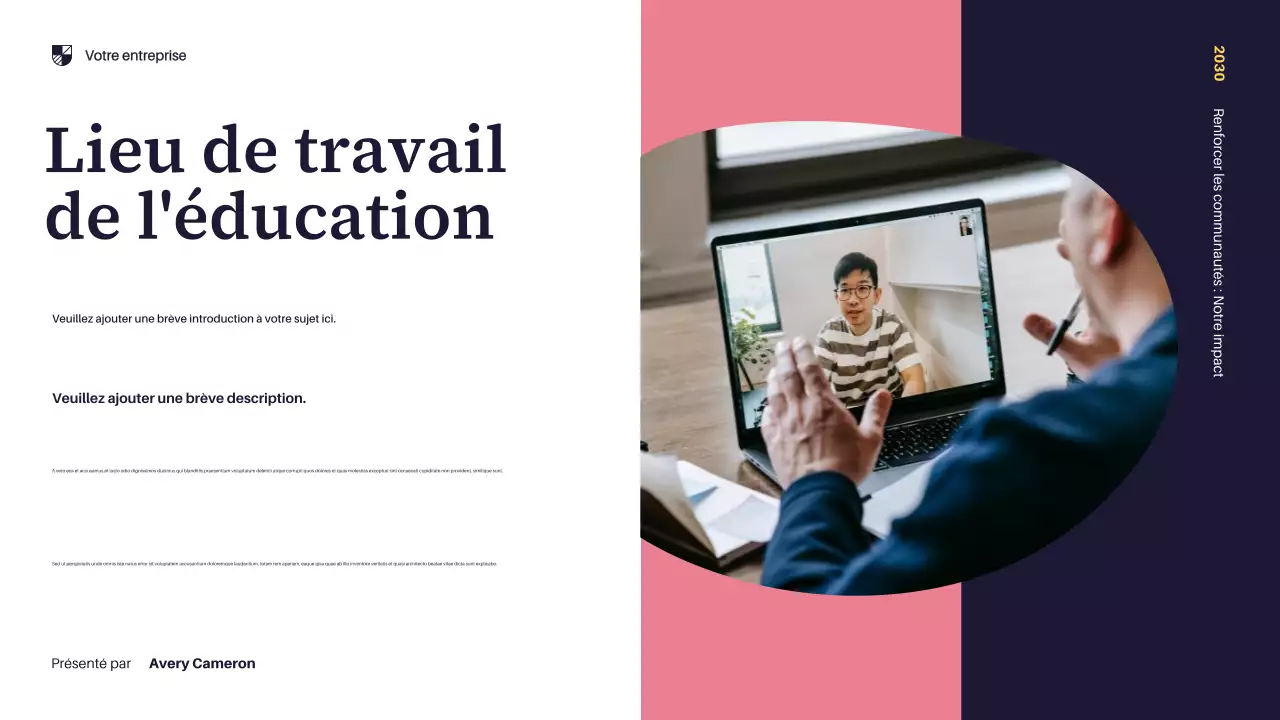 Présentation de la communauté moderne jaune