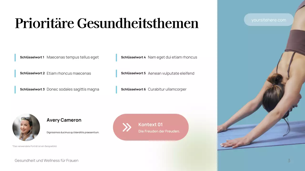 Weiße minimalistische Wellness-Guide-Vorlage