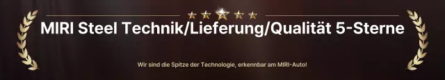 Werbung für ein Unternehmen für Luxus-Metallstanzprodukte für die Automobilindustrie in Braun und Gold