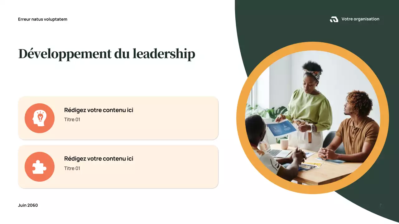 Présentation du rapport sur la communauté verte et moderne