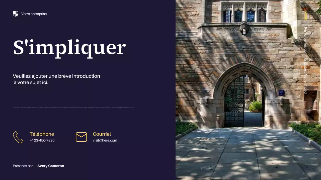 Présentation de la communauté moderne jaune