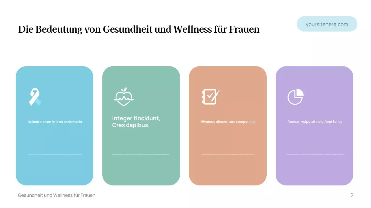 Weiße minimalistische Wellness-Guide-Vorlage