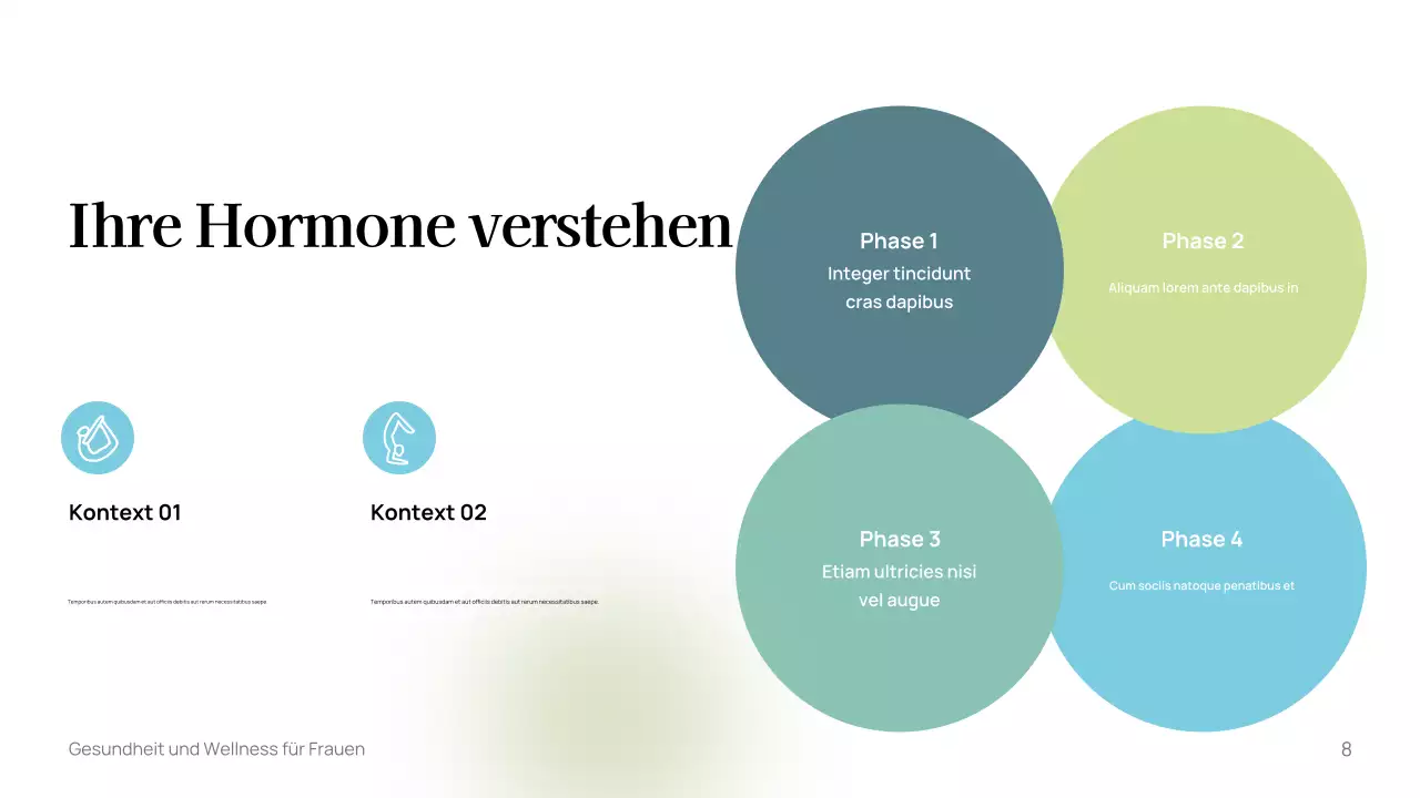 Weiße minimalistische Wellness-Guide-Vorlage