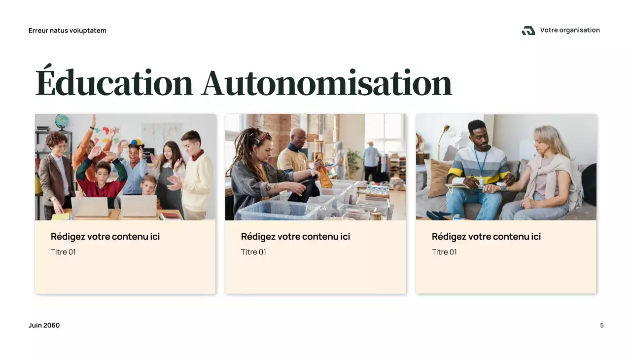 Présentation du rapport sur la communauté verte et moderne