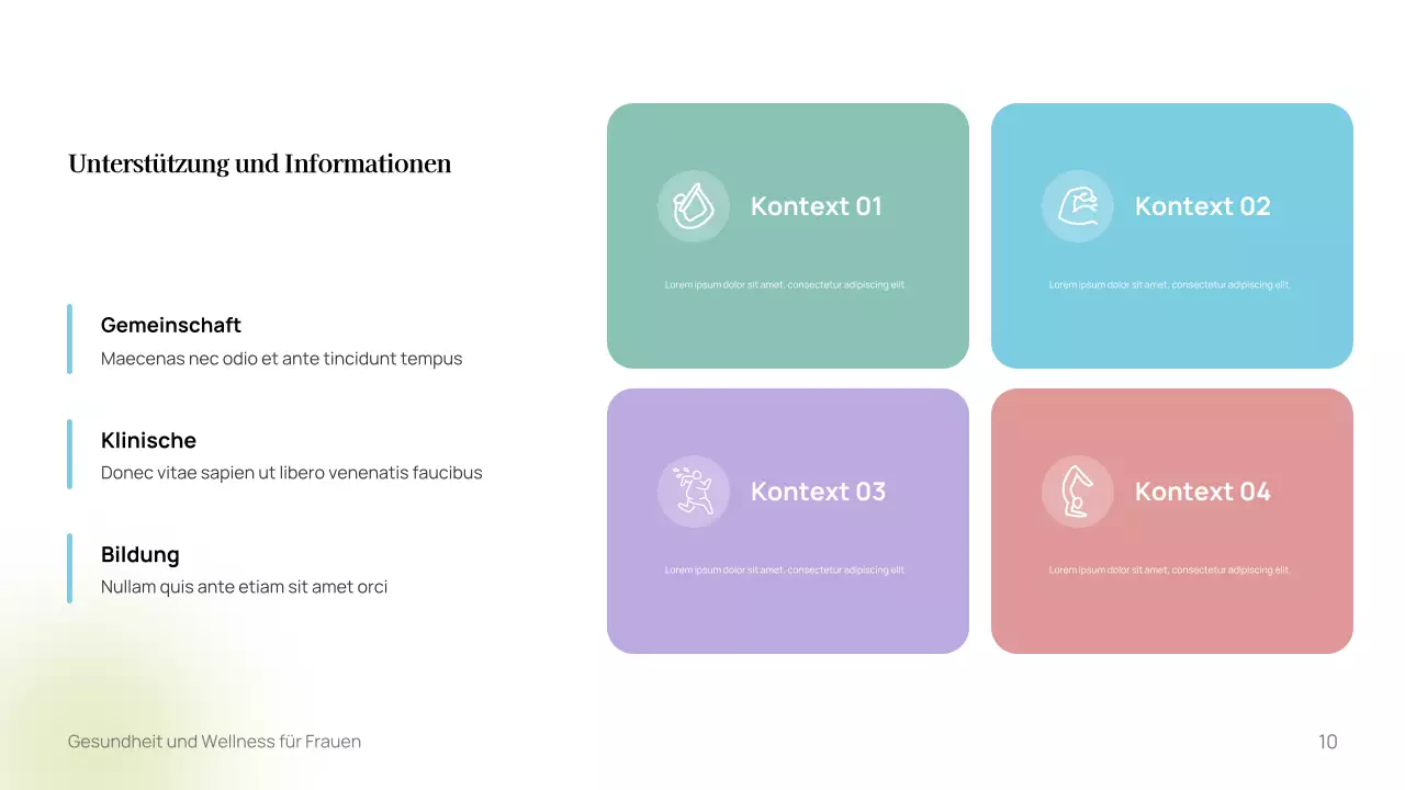 Weiße minimalistische Wellness-Guide-Vorlage