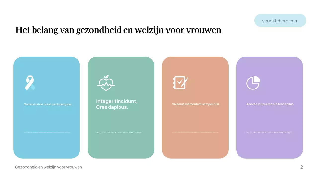 Witte minimalistische wellnessgids-sjabloon