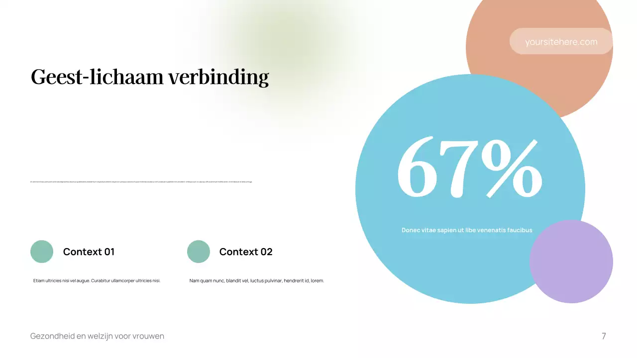 Witte minimalistische wellnessgids-sjabloon