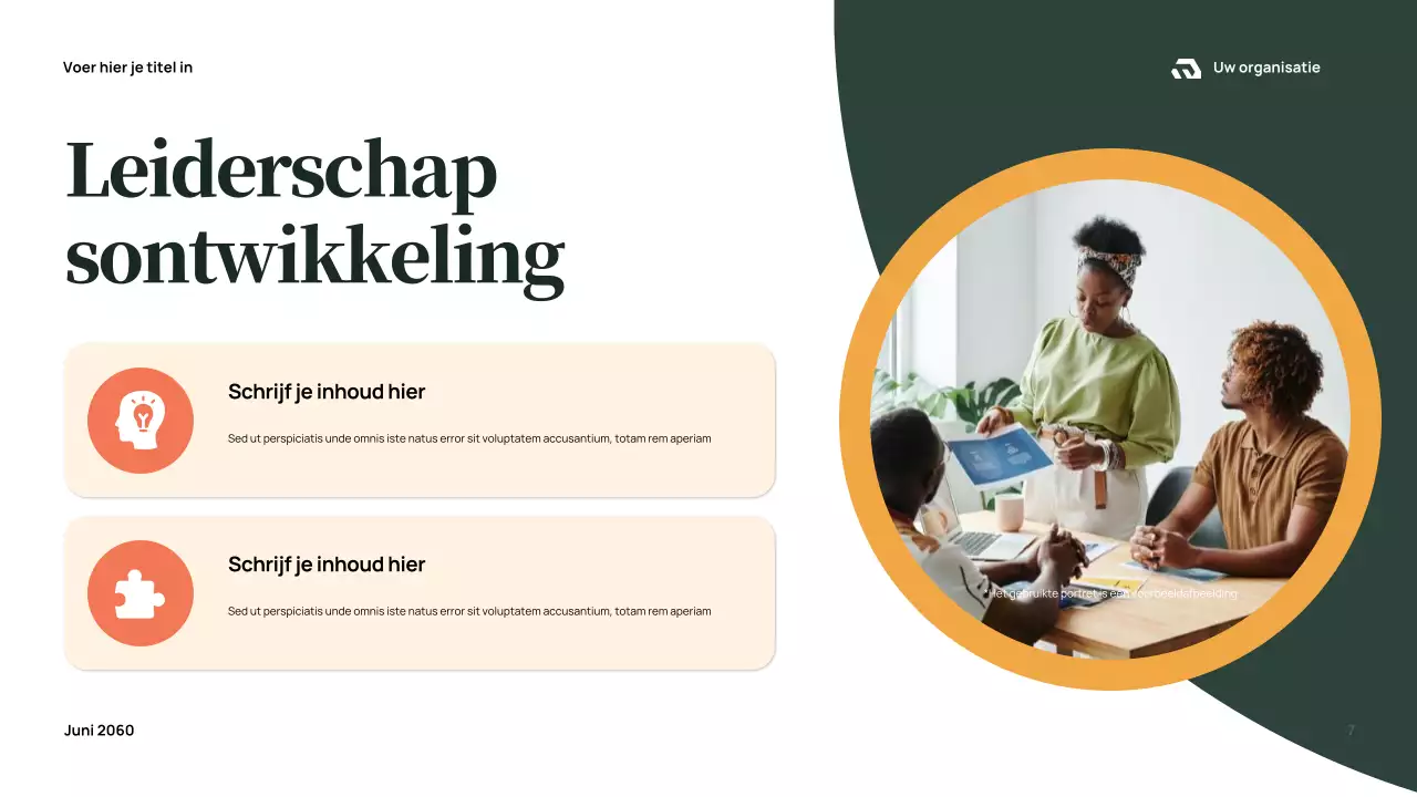 Presentatie van het rapport 'Groene Moderne Gemeenschap'