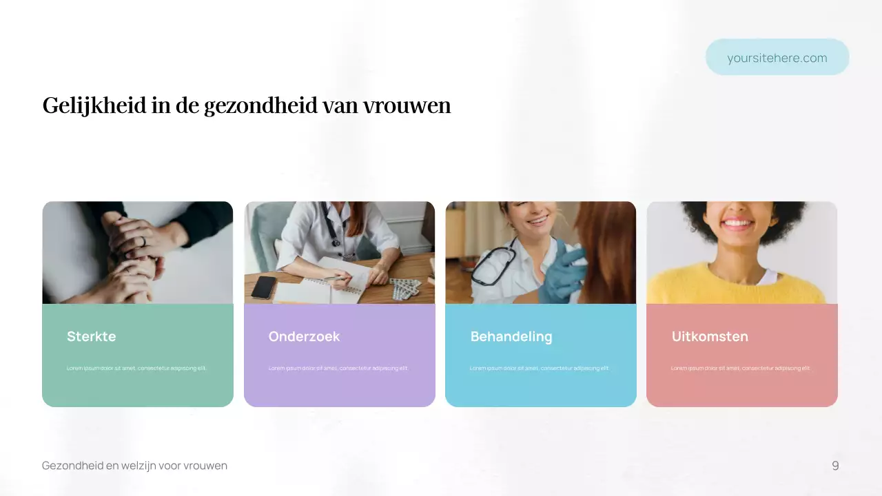 Witte minimalistische wellnessgids-sjabloon