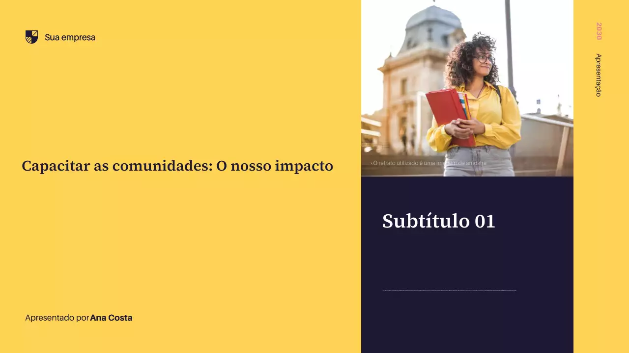 Apresentação da Comunidade Amarela Moderna