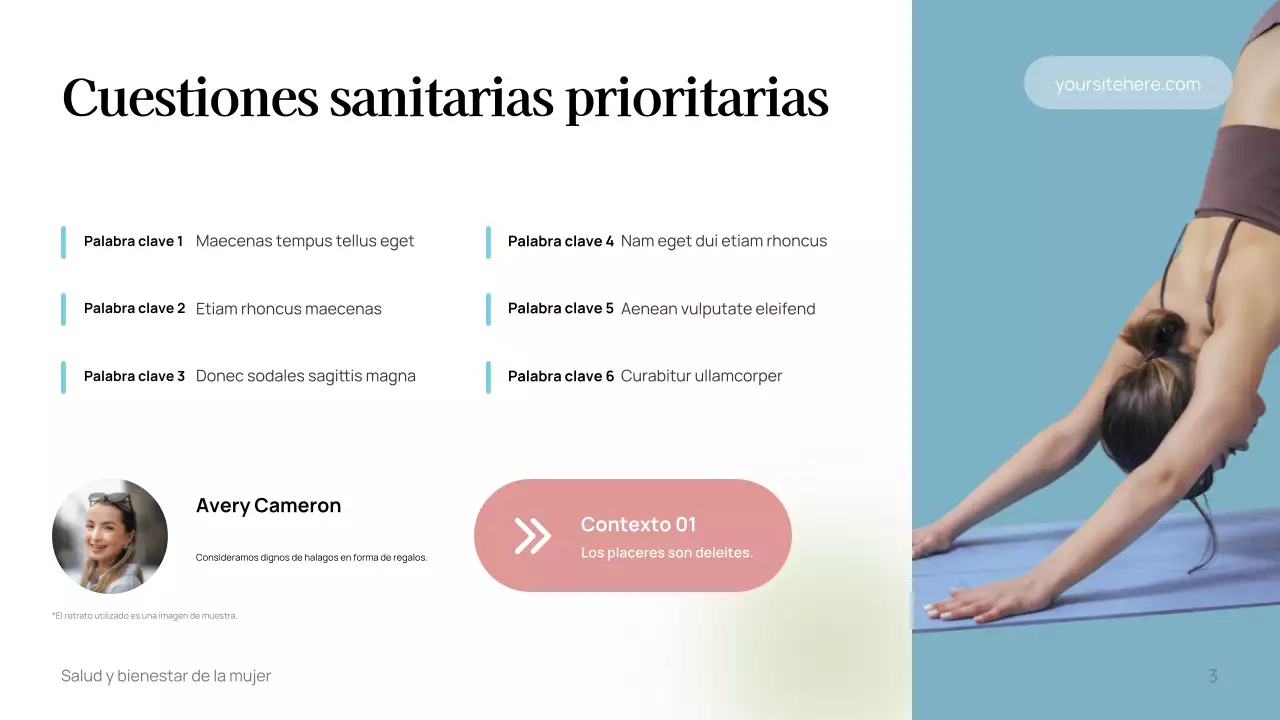 Plantilla de guía de bienestar minimalista blanca