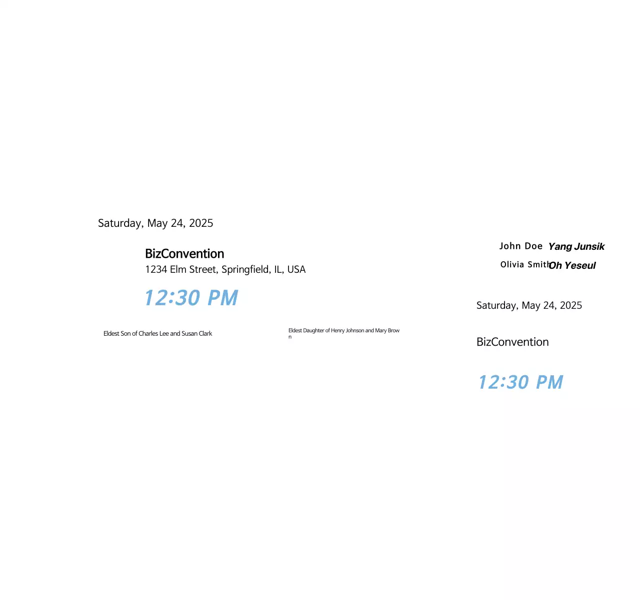 Undangan Pernikahan Sederhana Putih