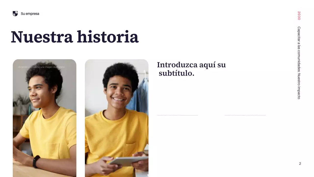 Presentación de la Comunidad Moderna Amarilla