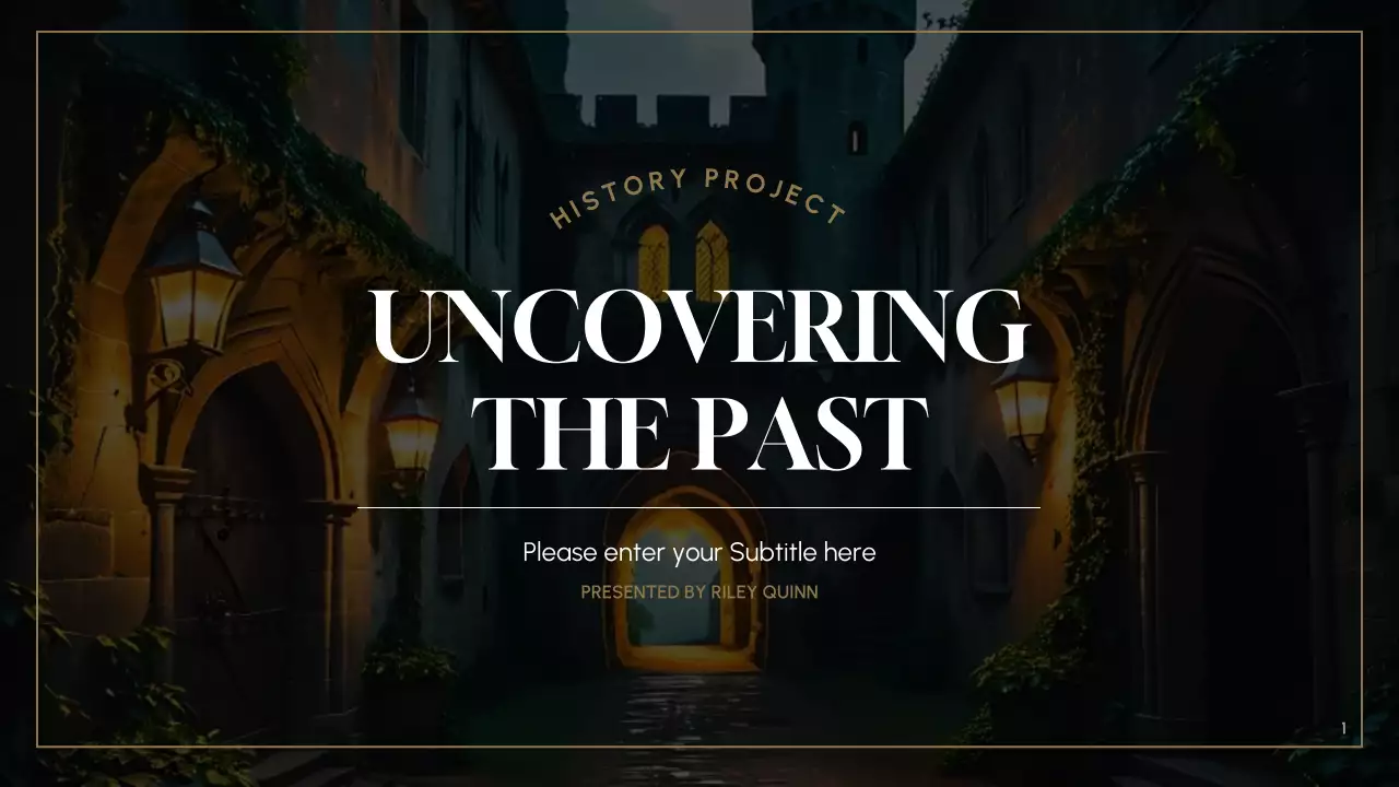 Brown Medieval History Presentation