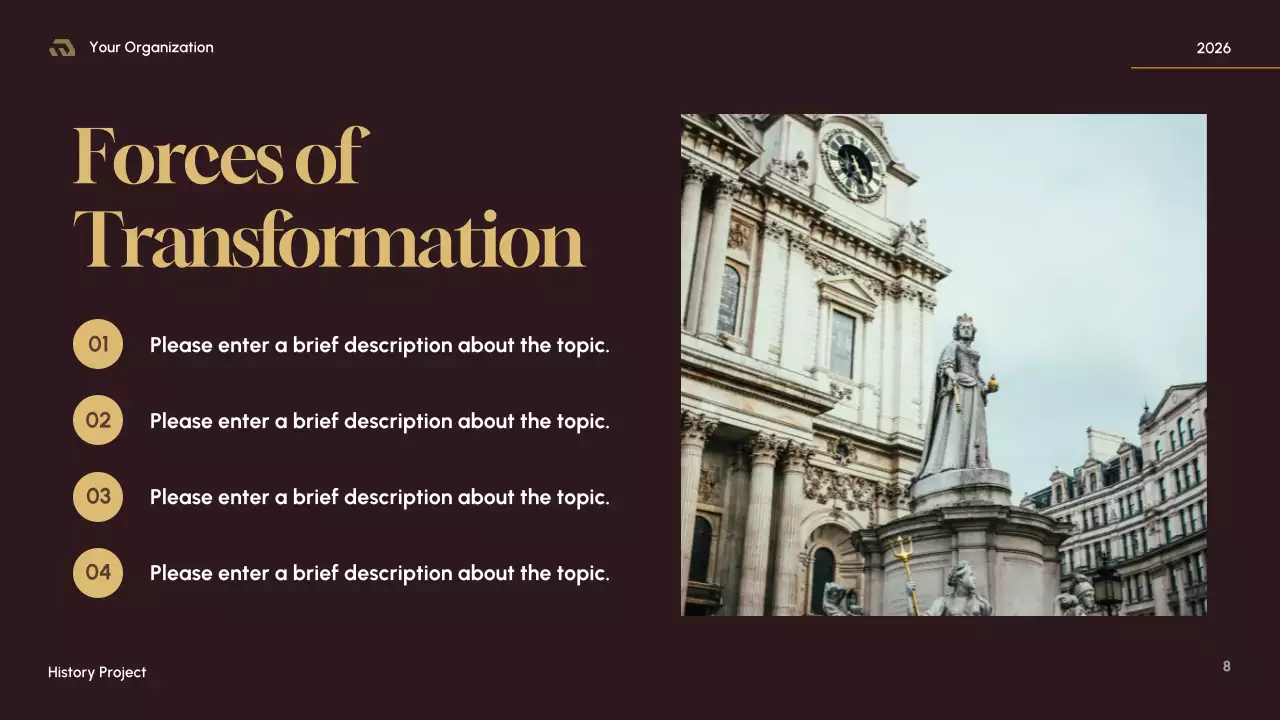 Brown Medieval History Presentation