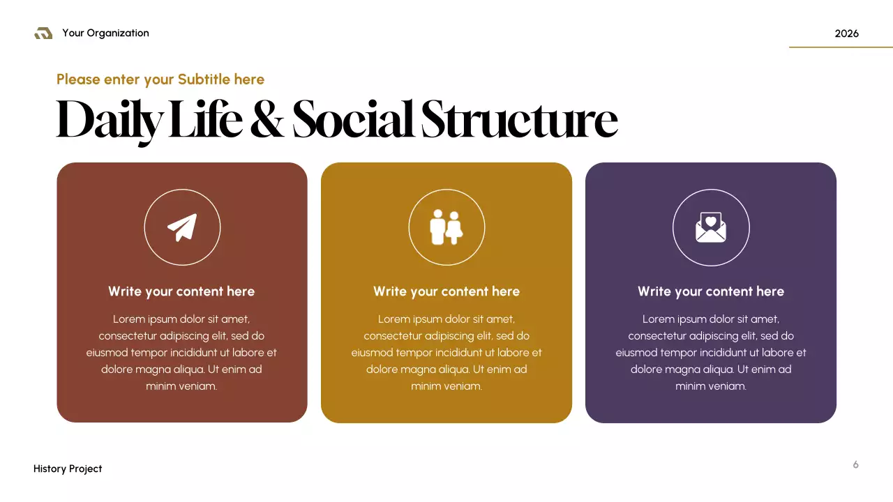 Brown Medieval History Presentation