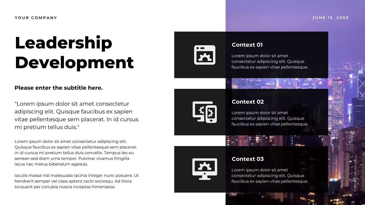 Orange Modern Business Impact Report Presentation