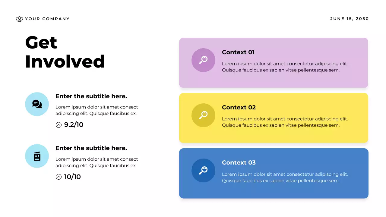 Blue Modern Community Impact Report Presentation