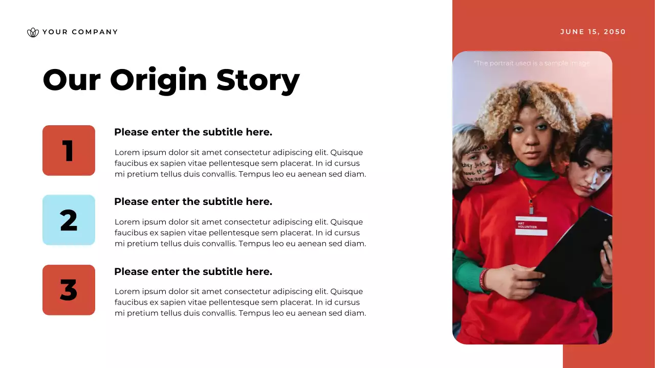 Blue Modern Community Impact Report Presentation