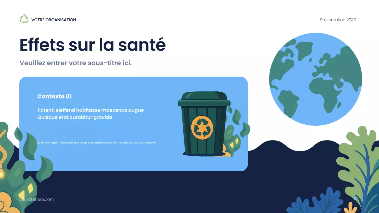 Présentation de la Marine moderne sur la durabilité