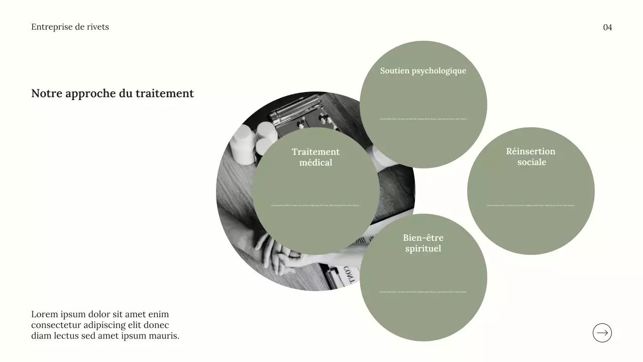 Publicité minimaliste grise pour le bien-être