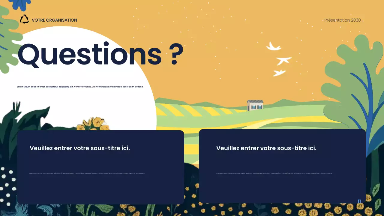 Présentation de la Marine moderne sur la durabilité