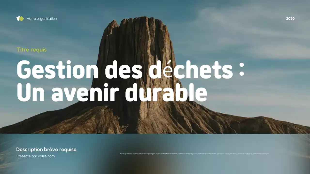 Présentation de Blue Modern Durabilité