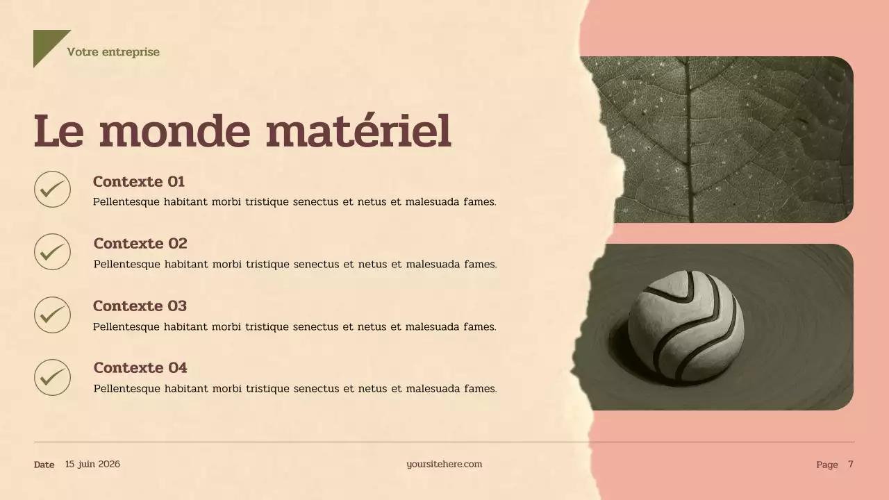 Présentation de l'histoire du vintage beige