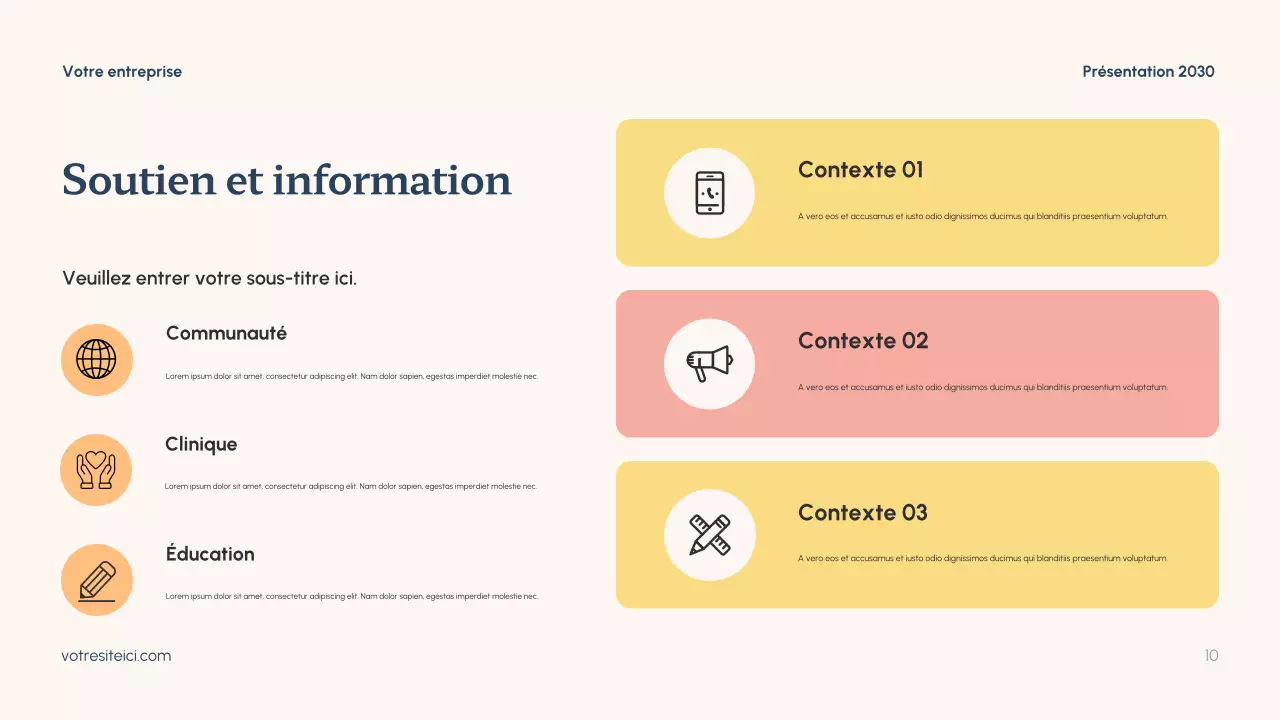 Présentation de la santé minimale de la Marine