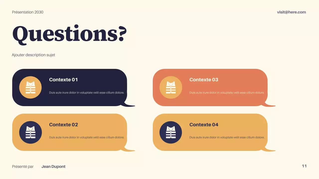 Présentation de la Marine moderne sur la durabilité