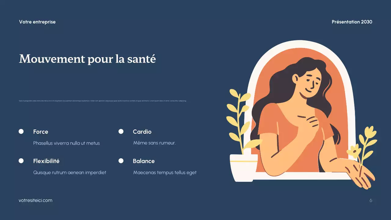 Présentation de la santé minimale de la Marine