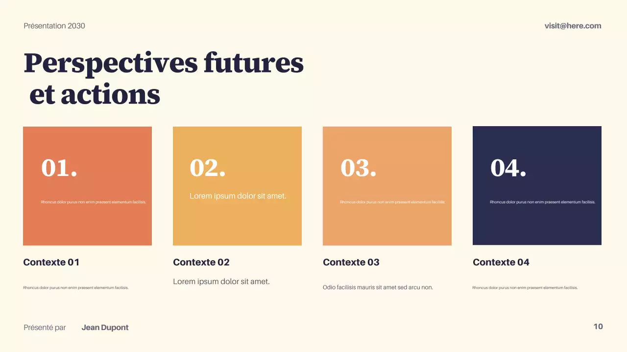 Présentation de la Marine moderne sur la durabilité