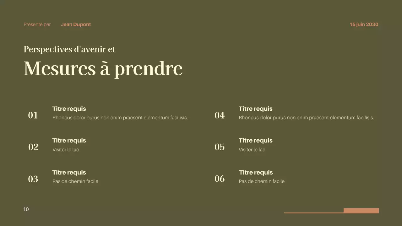 Présentation de la conférence sur l'environnement moderne noir