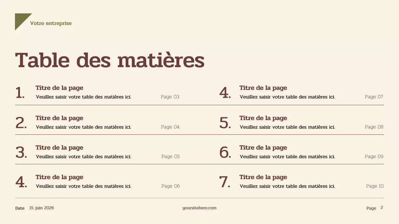 Présentation de l'histoire du vintage beige