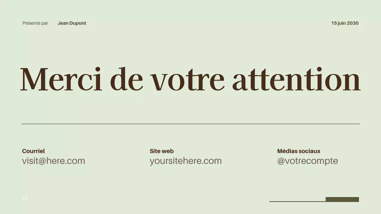 Présentation de la conférence sur l'environnement moderne noir