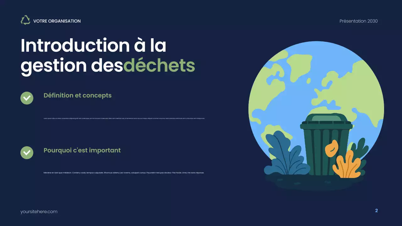 Présentation de la Marine moderne sur la durabilité