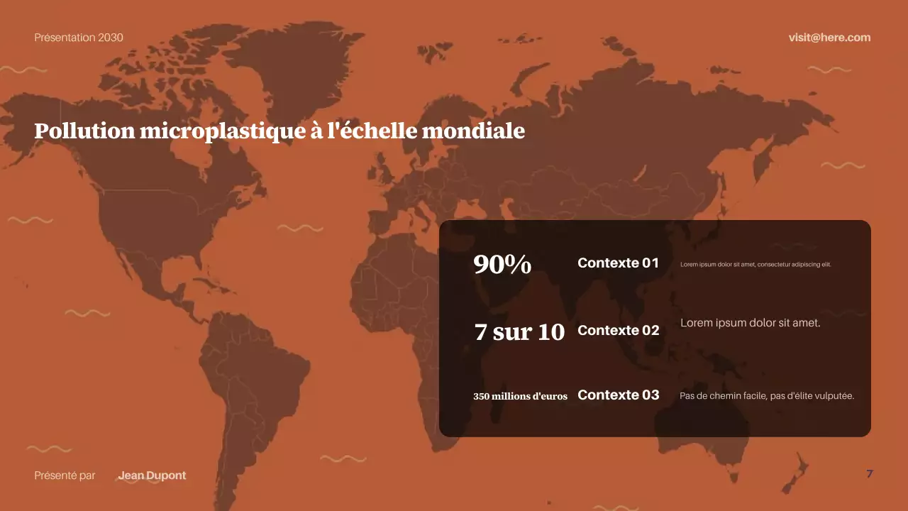 Présentation de la Marine moderne sur la durabilité