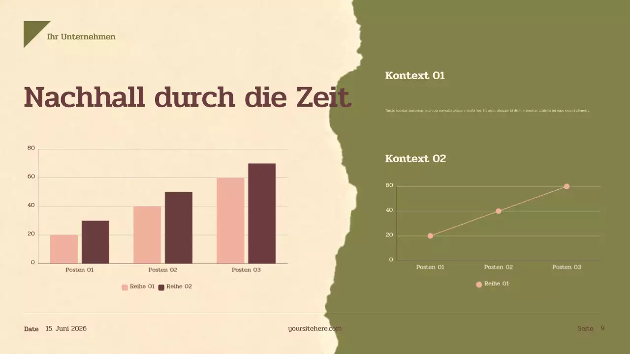 Beige Vintage Geschichte Präsentation