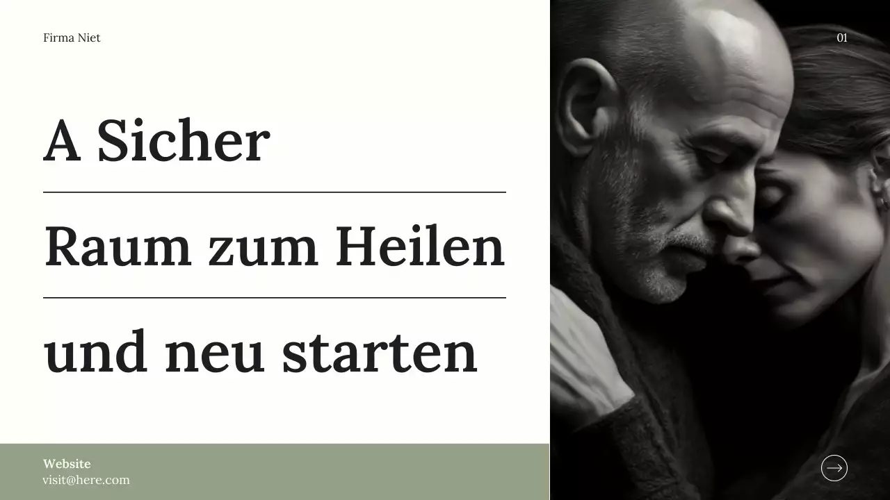 Graue minimalistische Wellness-Werbung